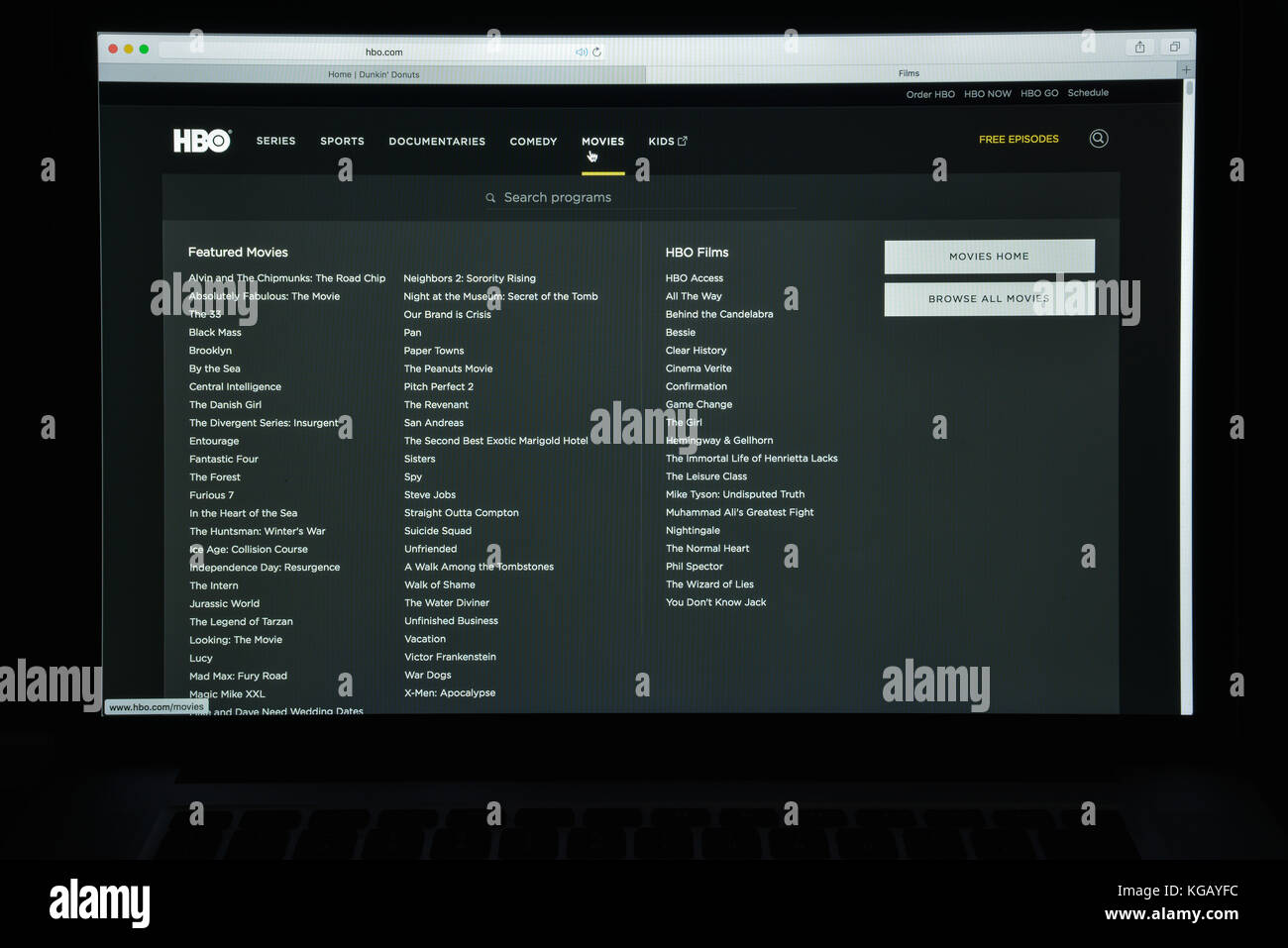 Milan, Italy August 10, 2017 website homepage. It is an