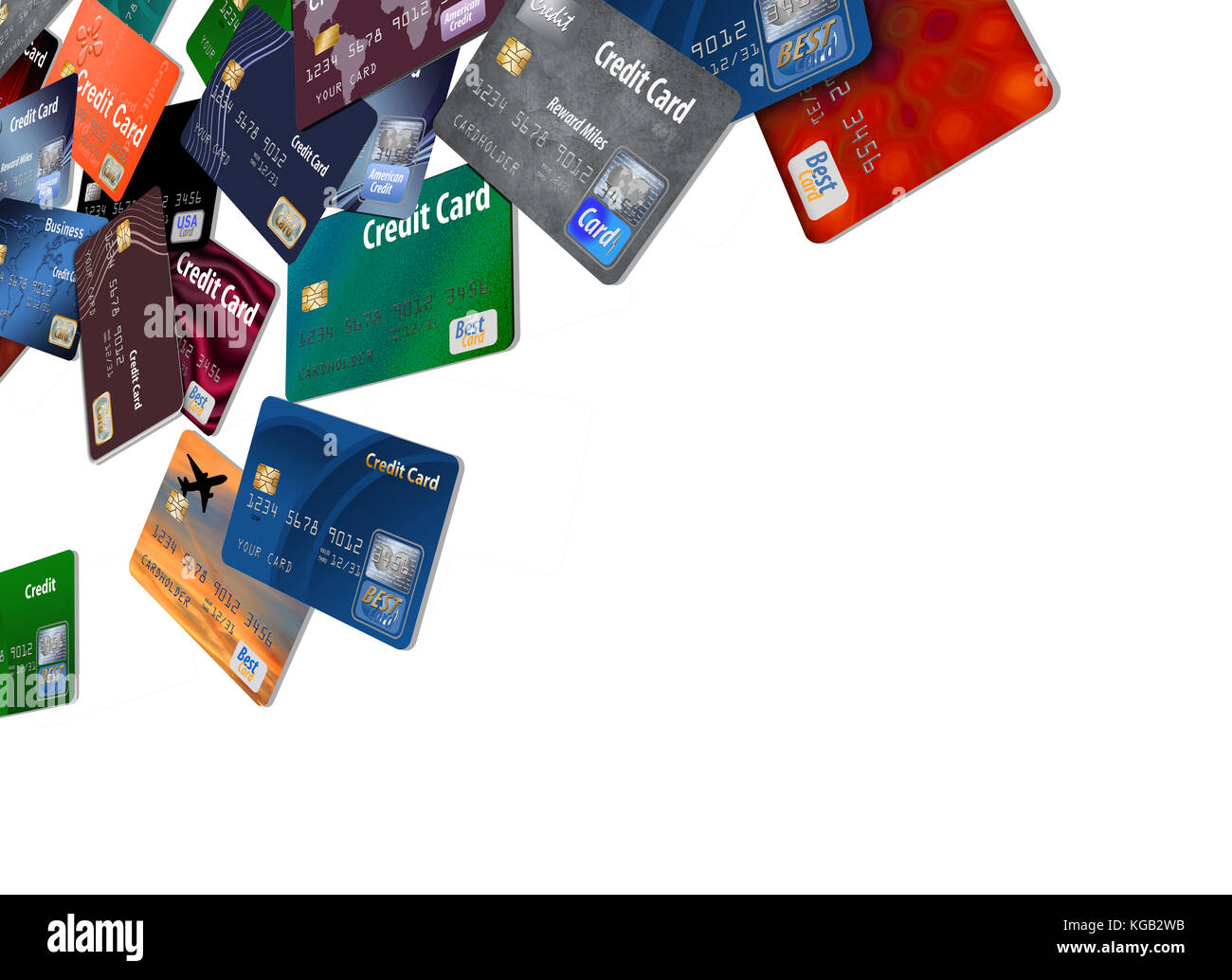 Assortment Of Credit Cards High Resolution Stock Photography And Images Alamy