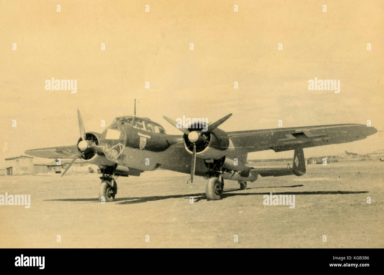 German aircraft of the II World War Stock Photo