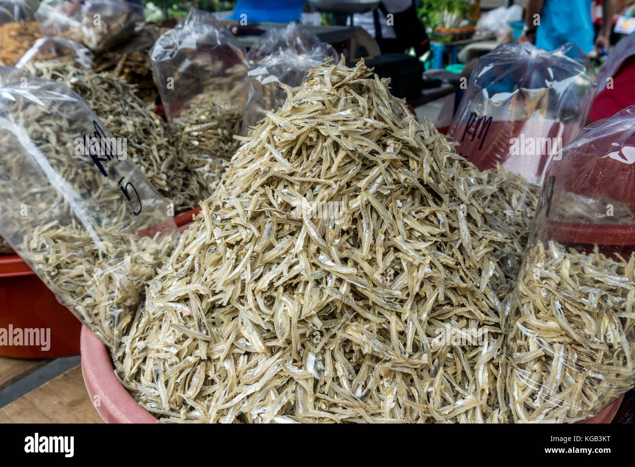 Dried anchovies Stock Photo Alamy