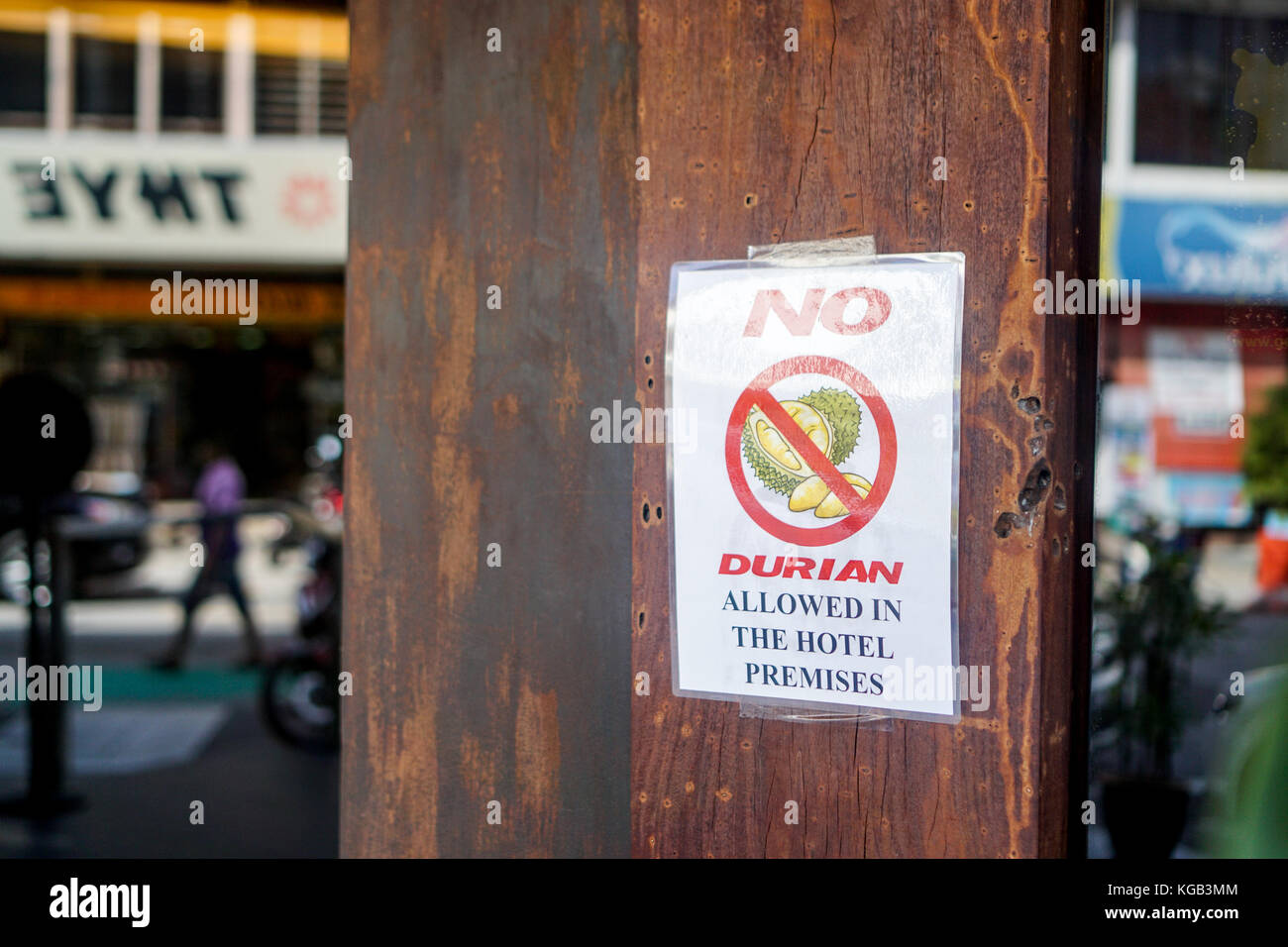 Durian sign hi-res stock photography and images - Alamy