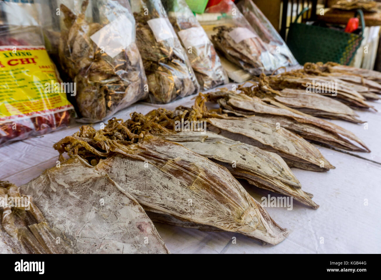 Dried squid in Hanoi Stock Photo - Alamy