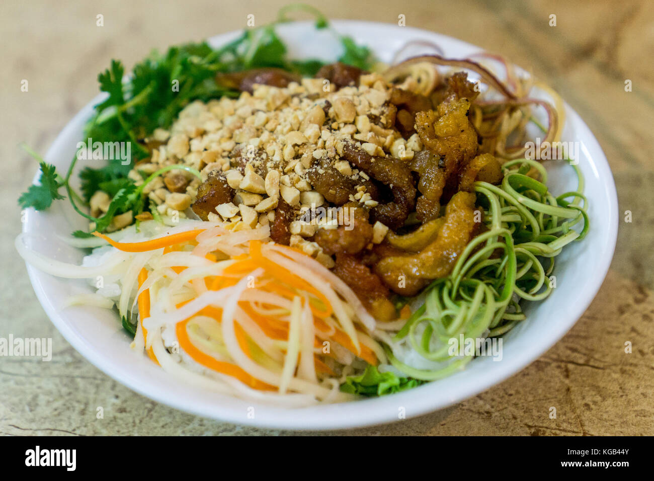 Pork and Rice Stock Photo