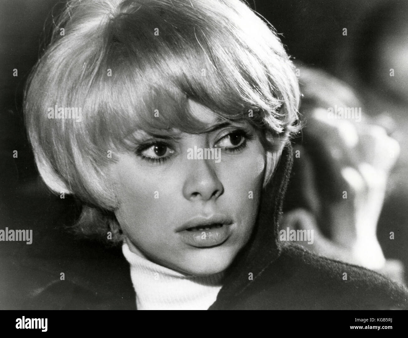 French actress Mireille Darc in the movie Jeff, 1969 Stock Photo