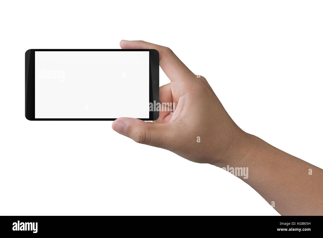 3d hand holding blank hi-res stock photography and images - Alamy