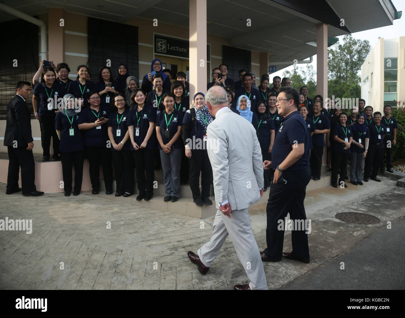 The Prince Of Wales During A Visit To Sarawak Biodiversity Centre In Kuching Malaysia Stock Photo Alamy