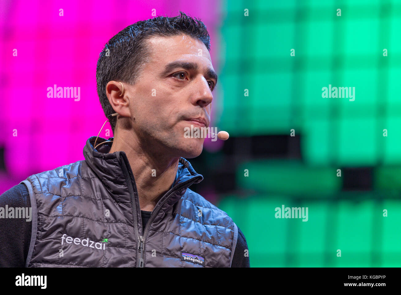 Lisbon Portugal 06th Nov 2017 Co Founder Ceo Of Feedzai Nuno Stock Photo Alamy