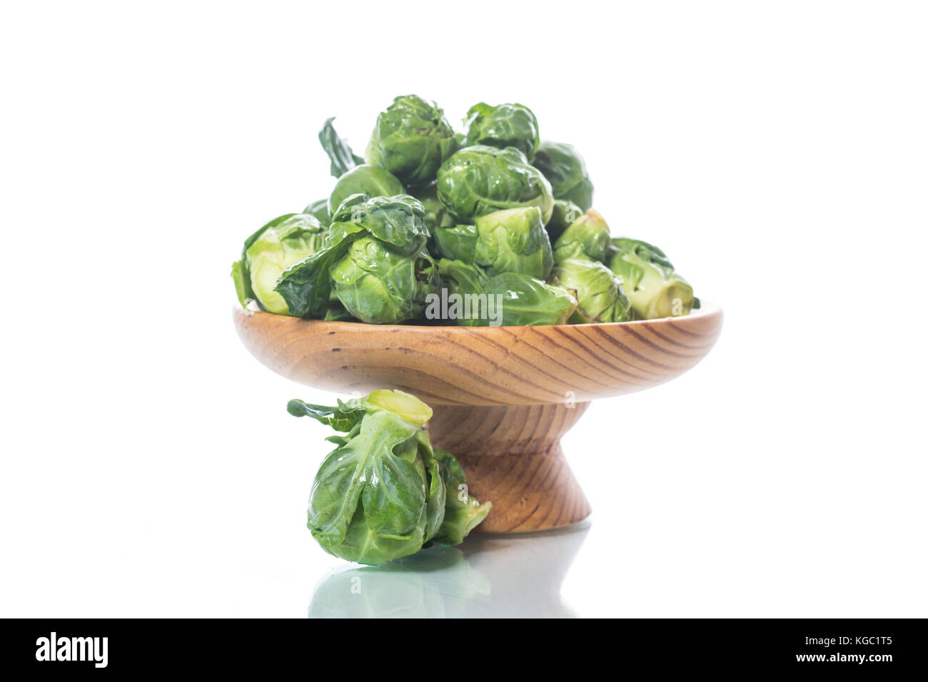 Brussels sprouts closeup on a white background Stock Photo Alamy