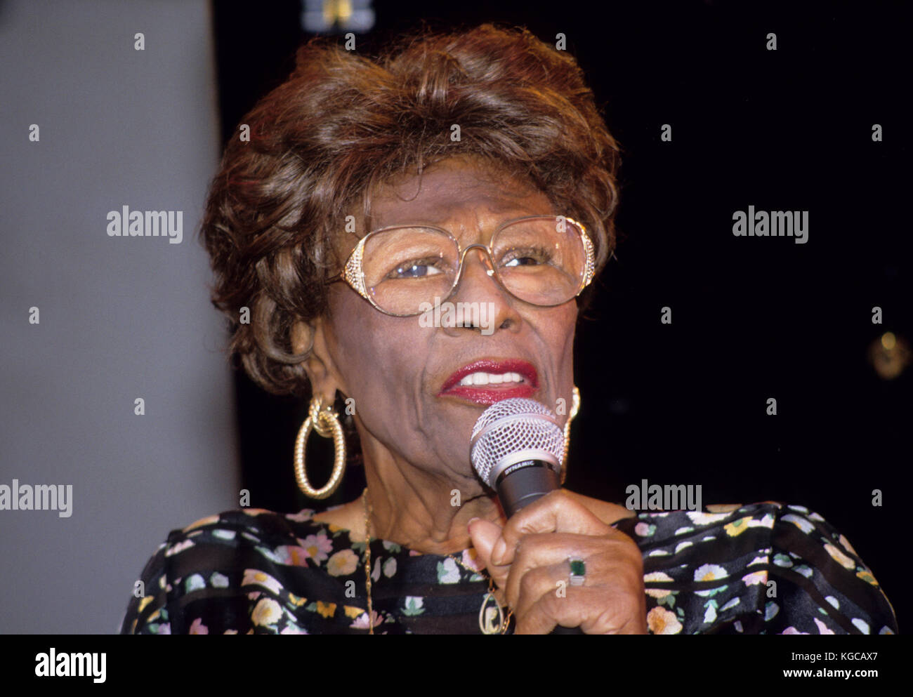 ELLA FITZGERALD jazz singer USA 1990 Stock Photo Alamy