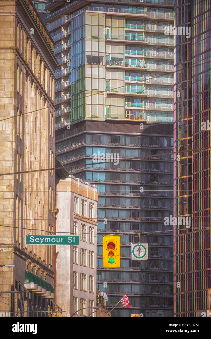 Vancouver City architecture Stock Photo