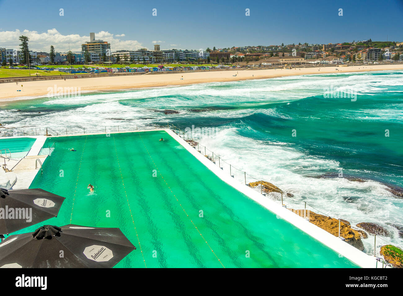 Bondi Baths home to the iconic Bondi Icebergs Swimming Club is located