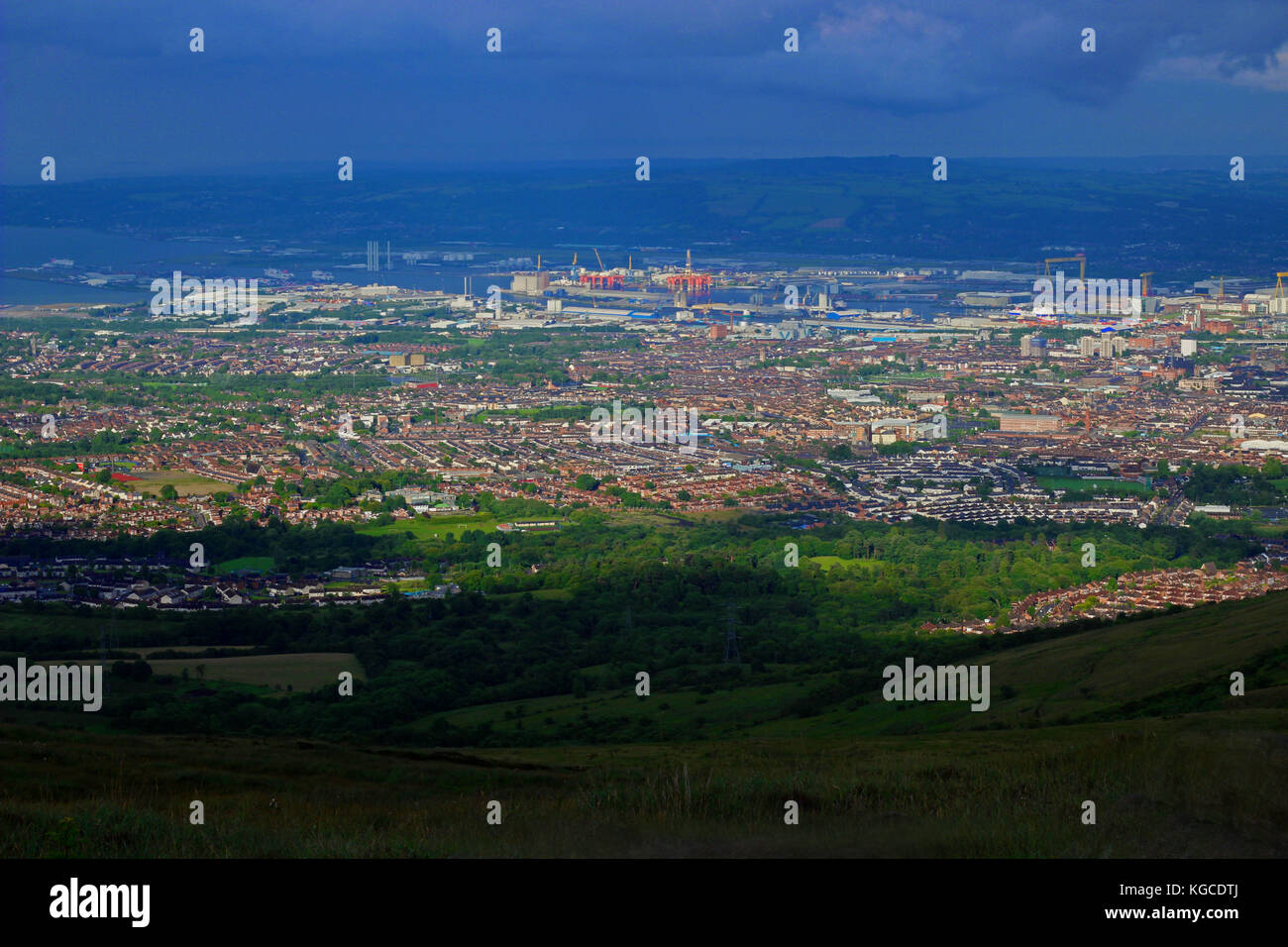 Divis mountain summit trail Stock Photo Alamy