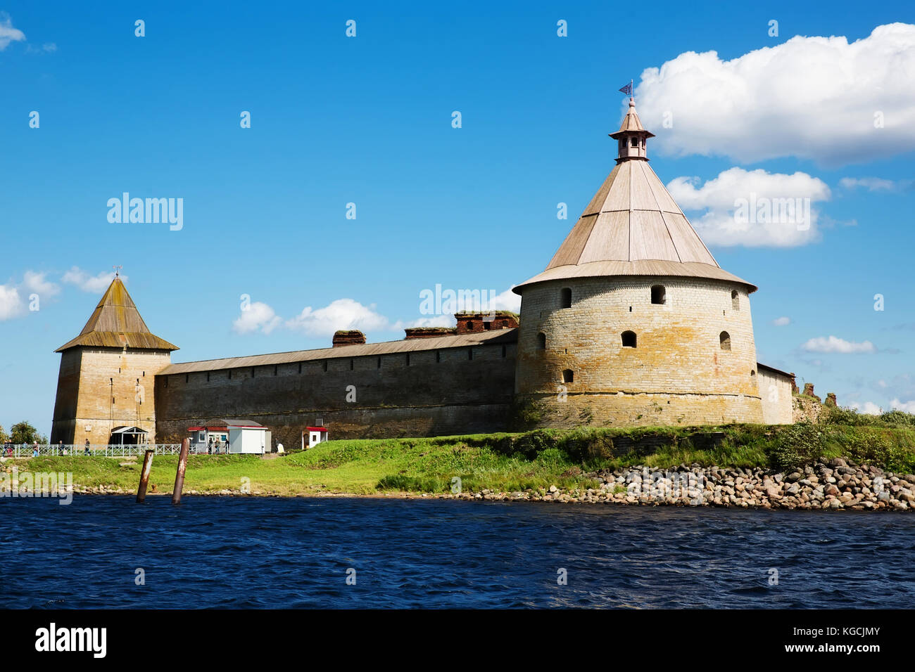 Castle Nut in Schlisselburg, Saint-Petersburg, Russia Stock Photo