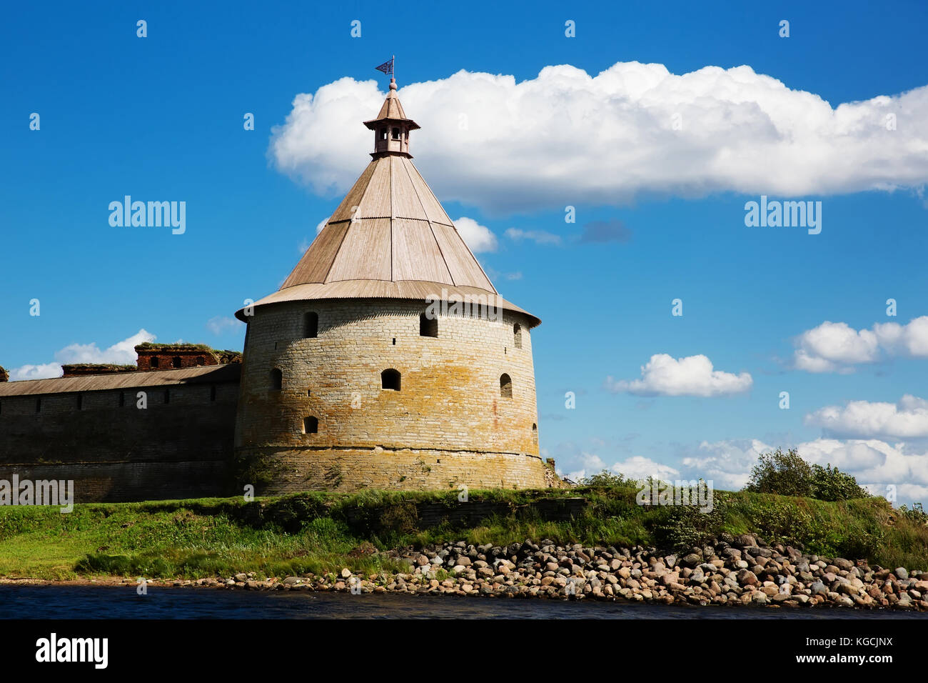 Castle Nut in Schlisselburg, Saint-Petersburg, Russia Stock Photo