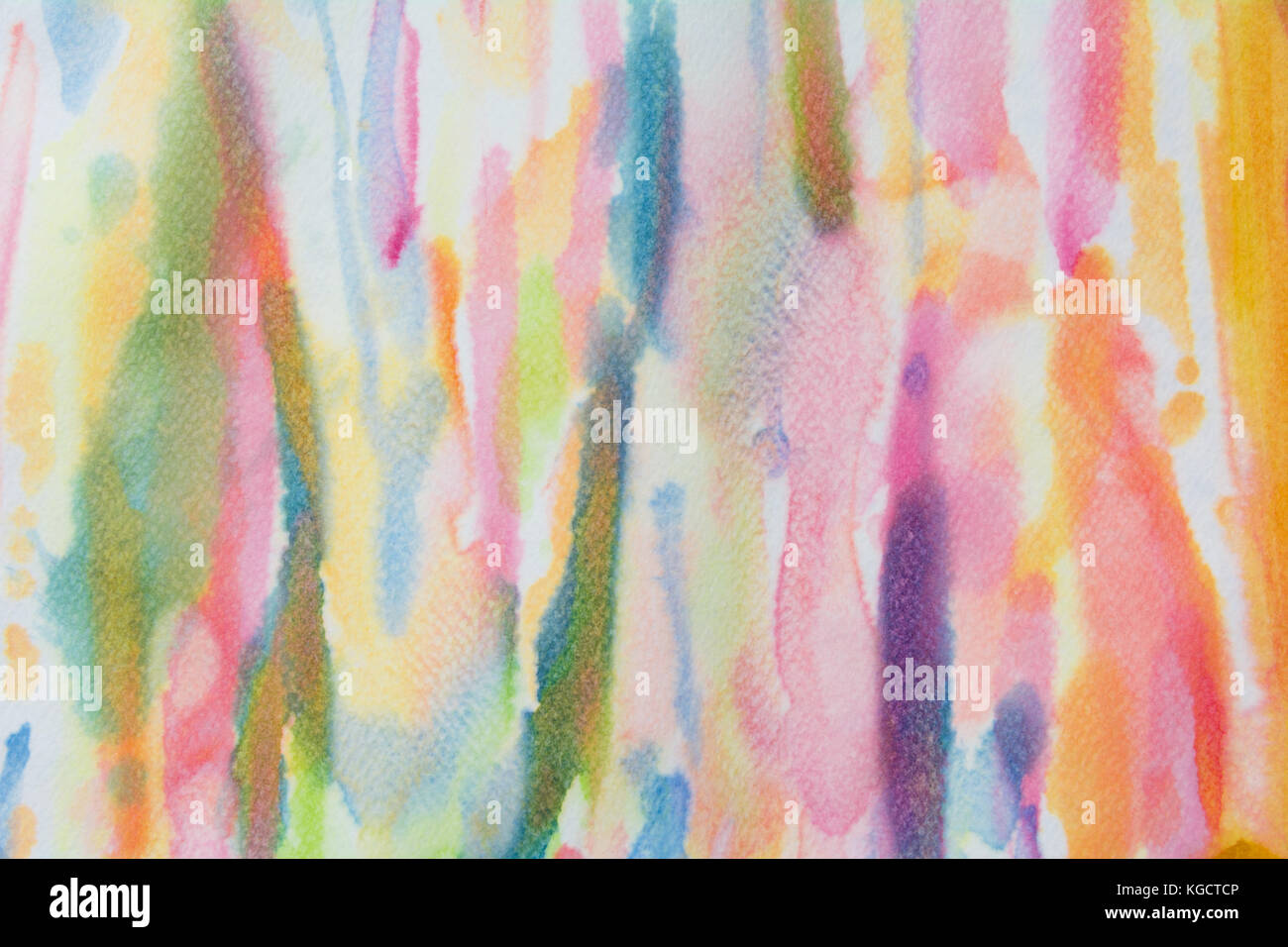 Abstract watercolor on paper. Abstract color background in watercolor style. Stock Photo