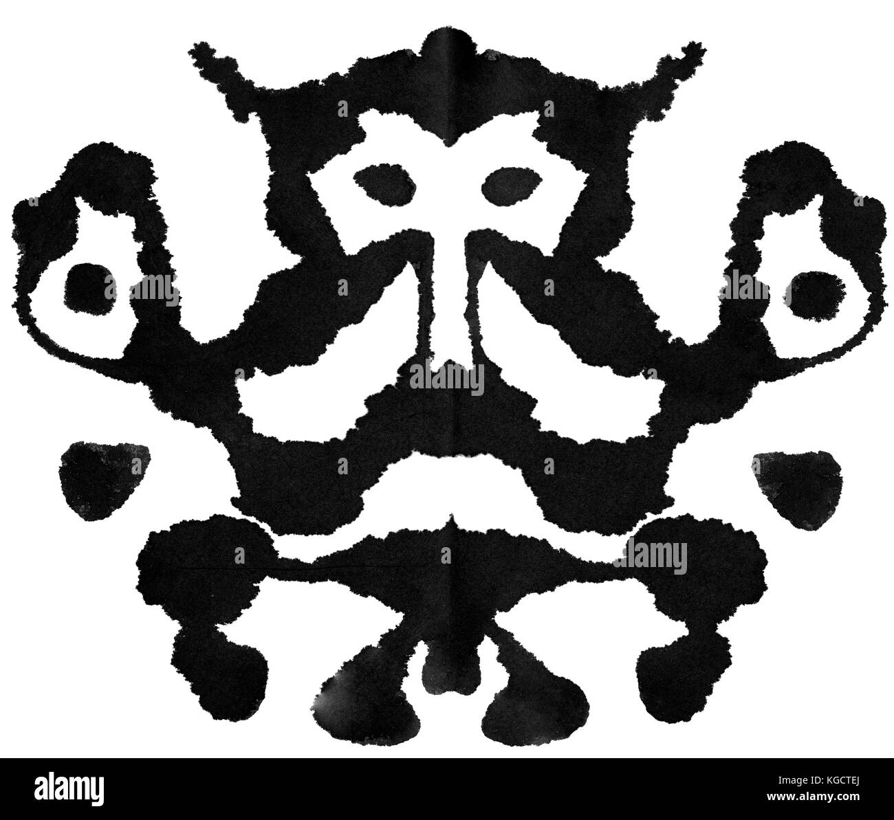 Ink blot for psychiatric evaluations Stock Photo Alamy