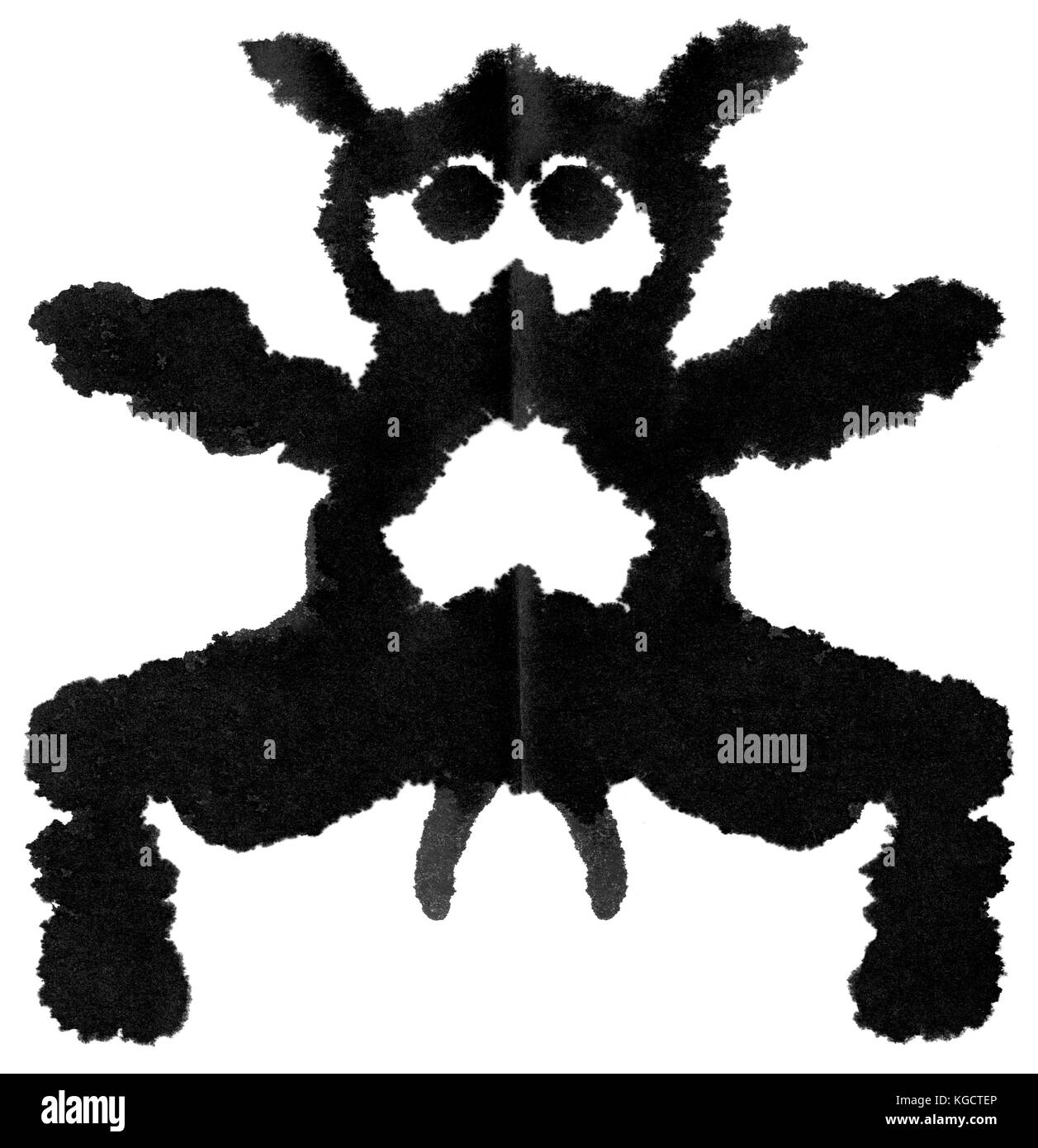 Ink blot for psychiatric evaluations Stock Photo Alamy