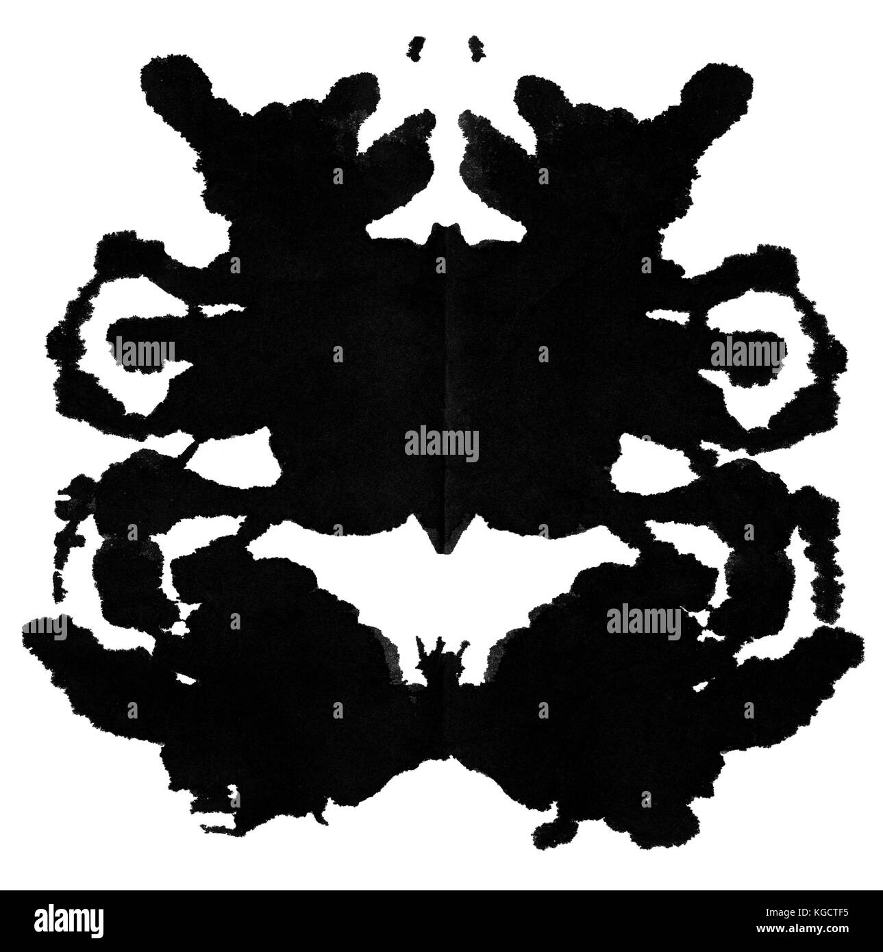 Ink blot for psychiatric evaluations Stock Photo Alamy