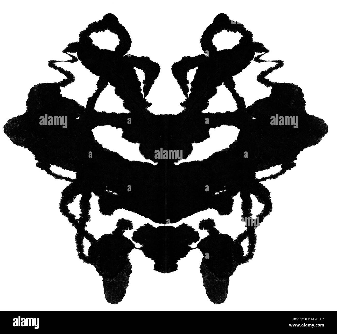 Ink blot for psychiatric evaluations Stock Photo Alamy
