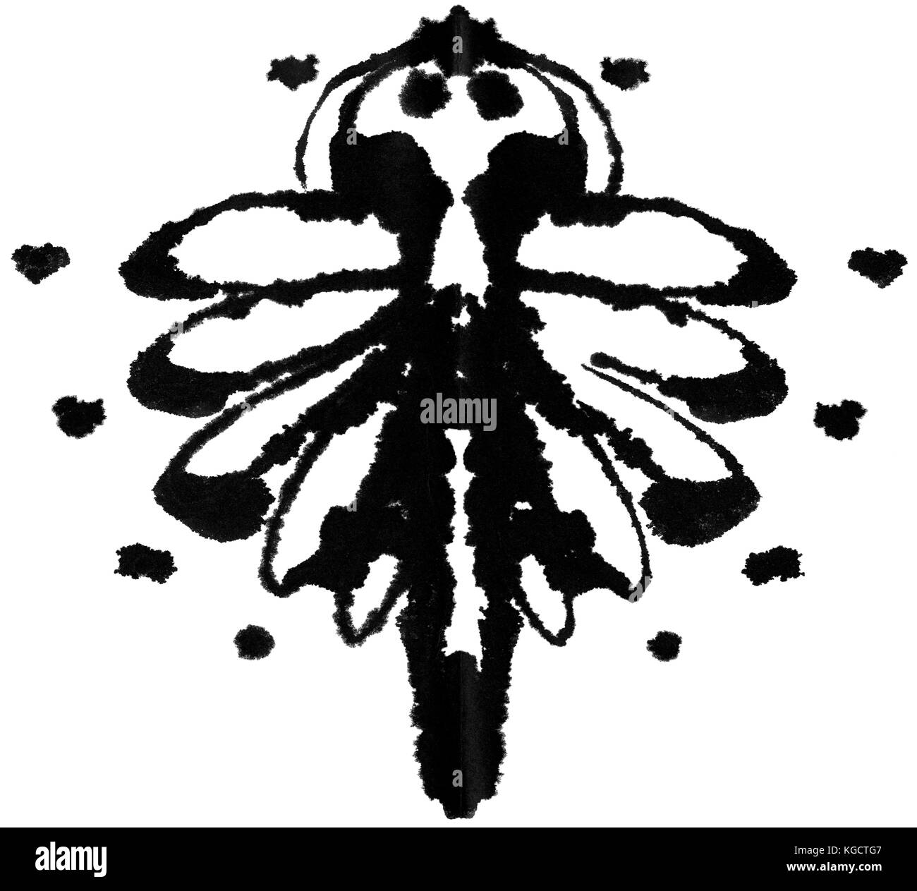 Ink blot for psychiatric evaluations Stock Photo Alamy