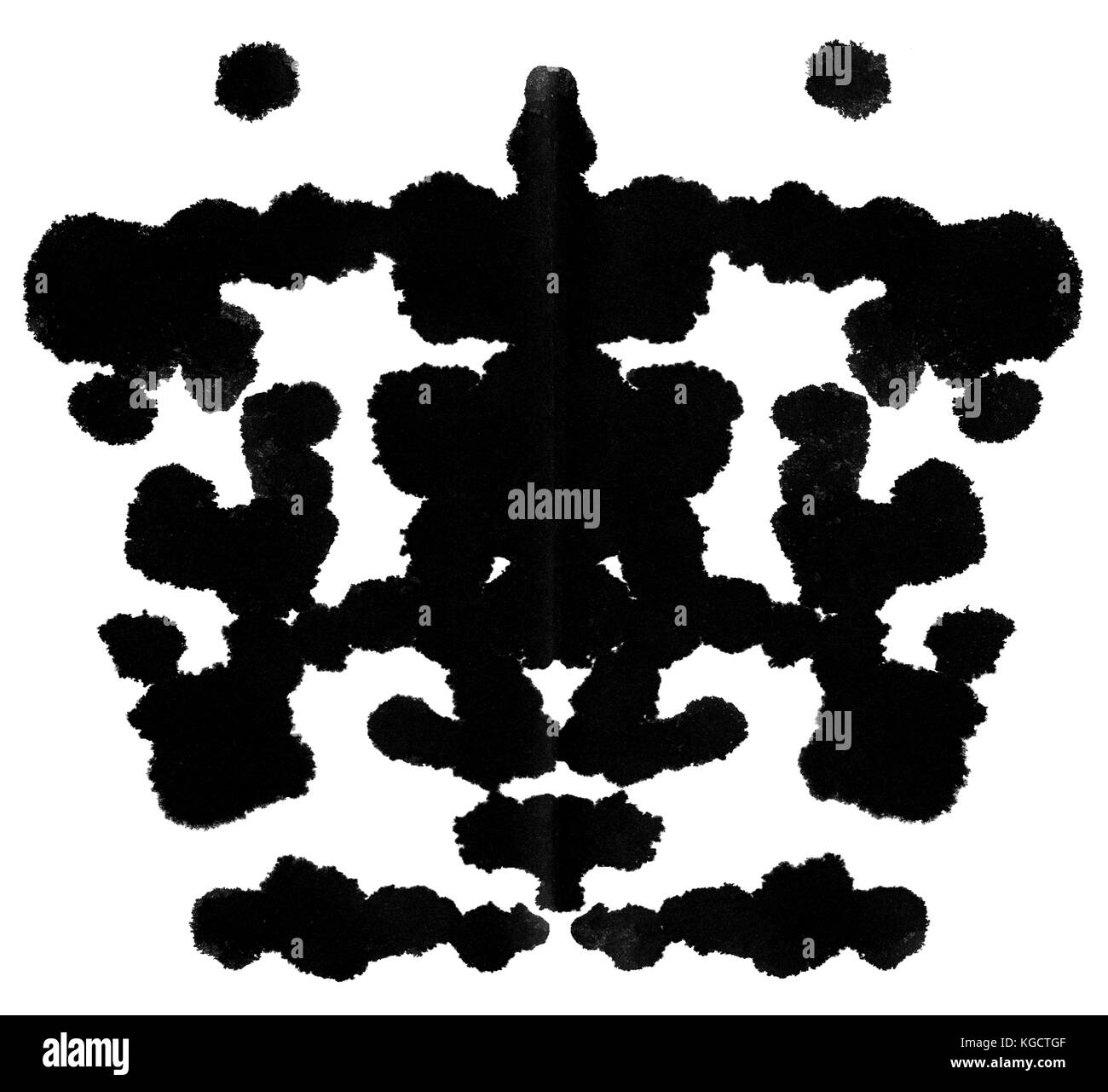 Ink blot for psychiatric evaluations Stock Photo Alamy