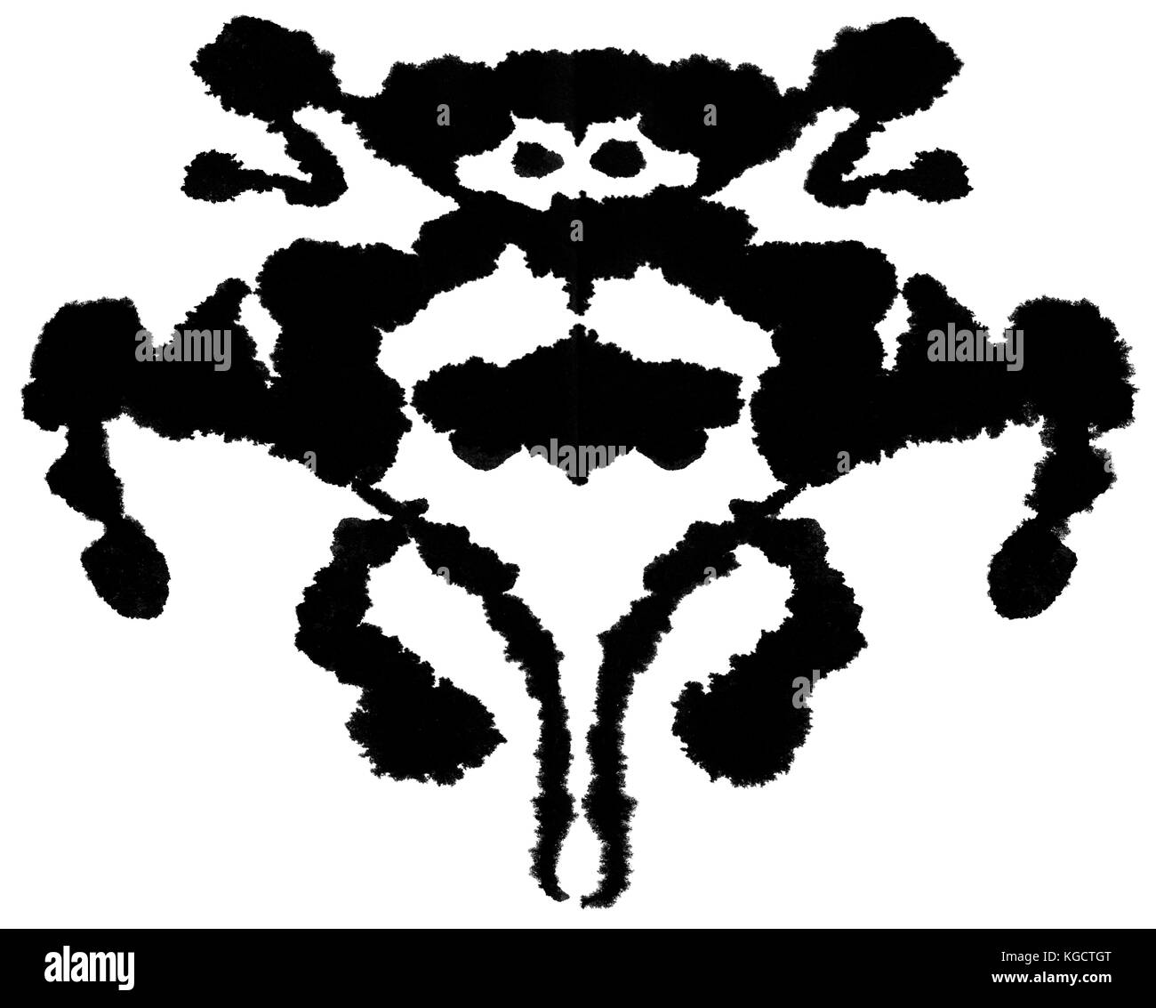 Ink blot for psychiatric evaluations Stock Photo Alamy