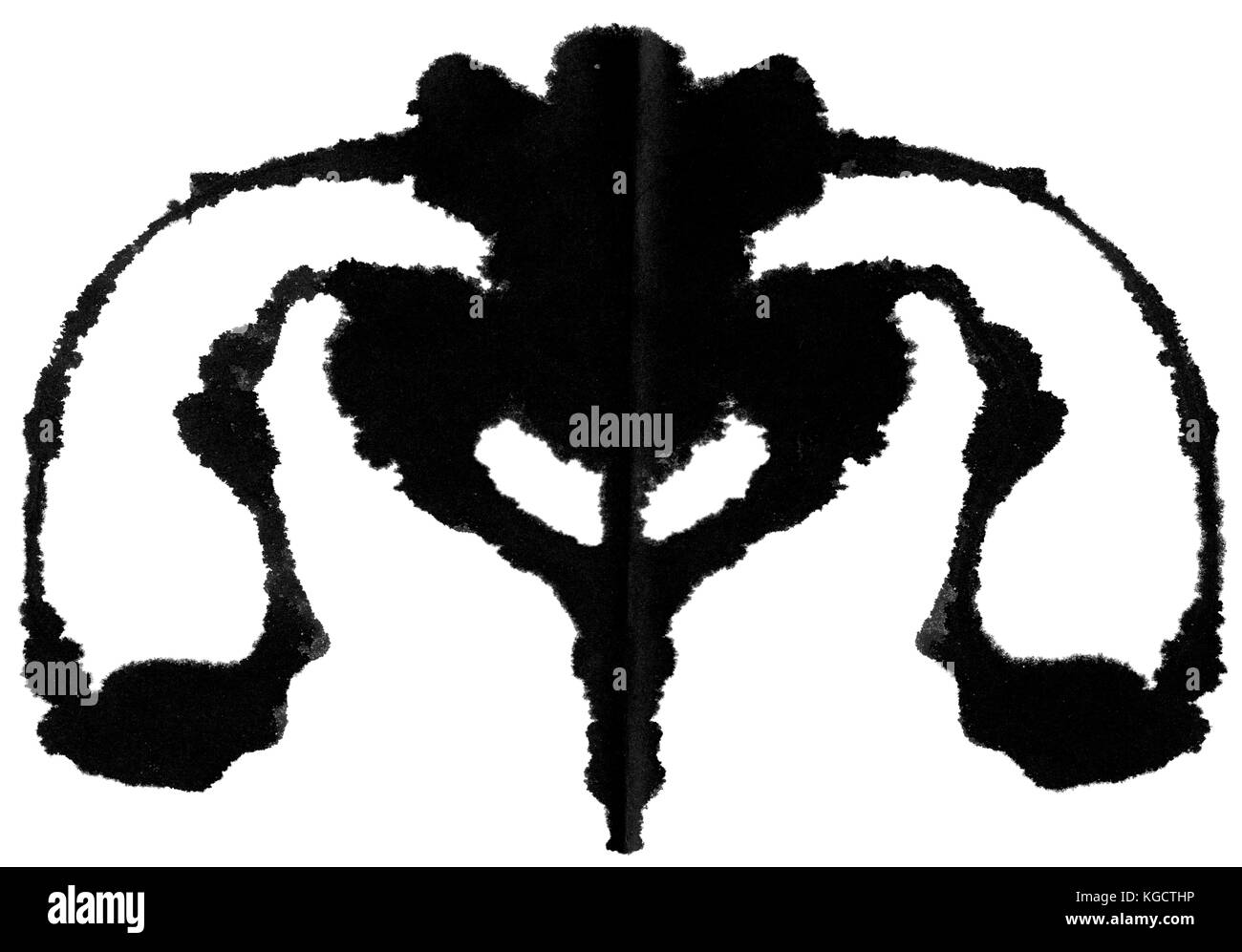 Ink blot for psychiatric evaluations Stock Photo Alamy