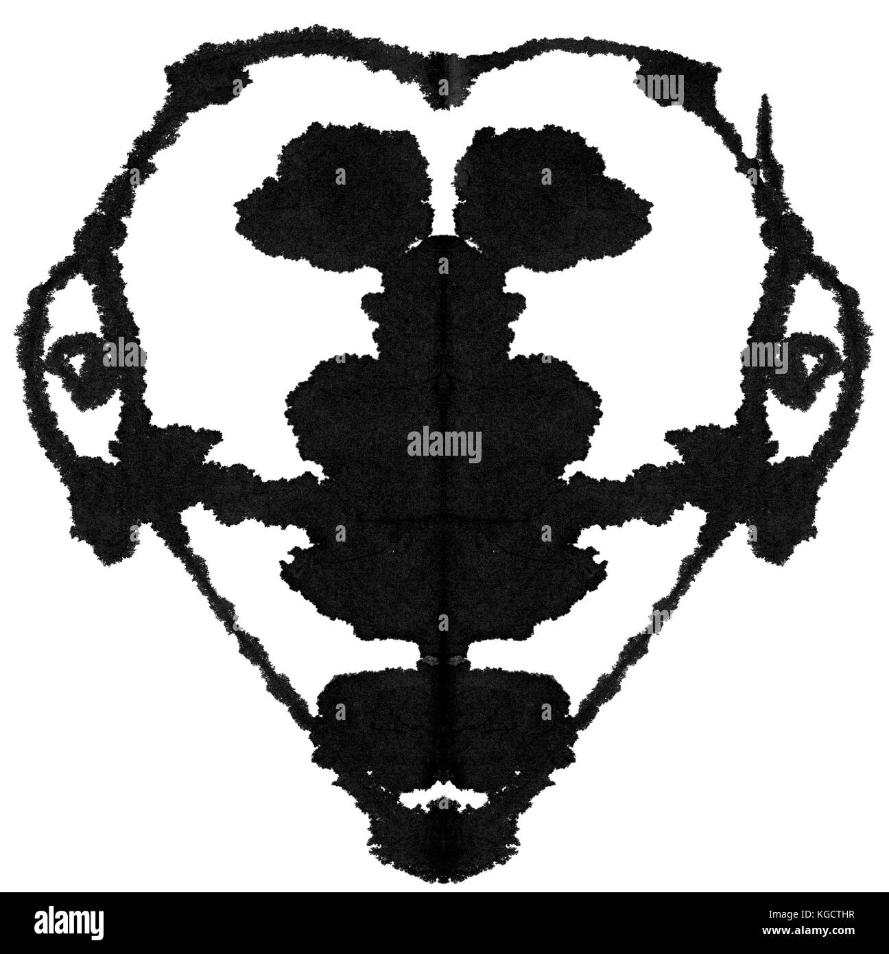 Ink blot for psychiatric evaluations Stock Photo Alamy