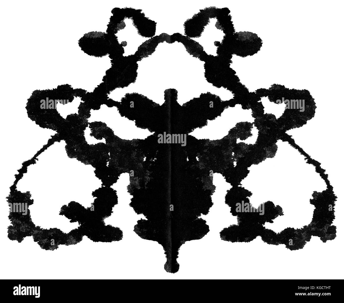 Ink blot for psychiatric evaluations Stock Photo Alamy