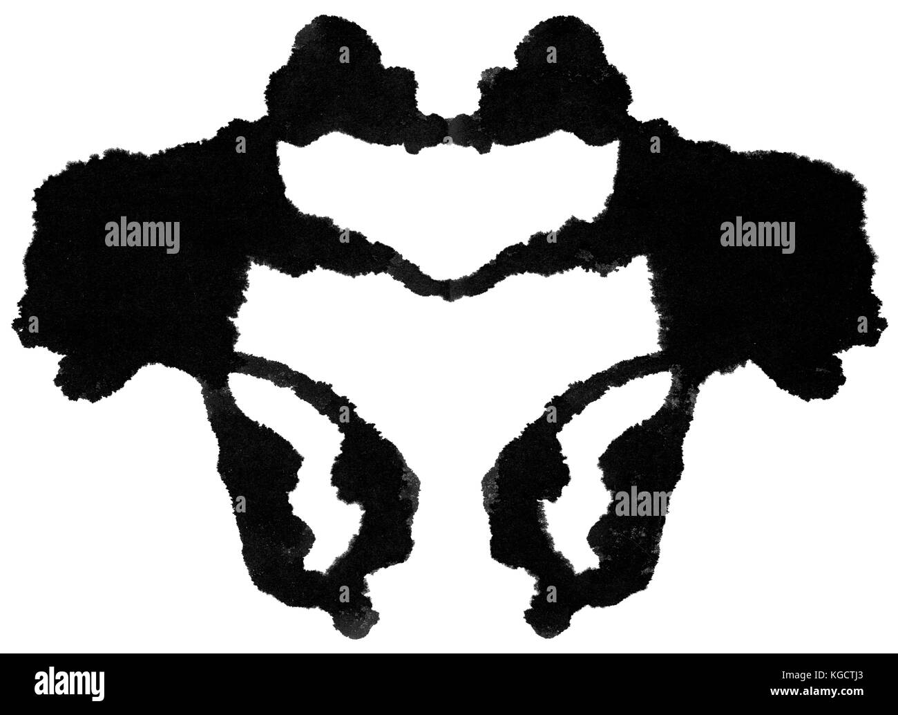 Ink blot for psychiatric evaluations Stock Photo Alamy