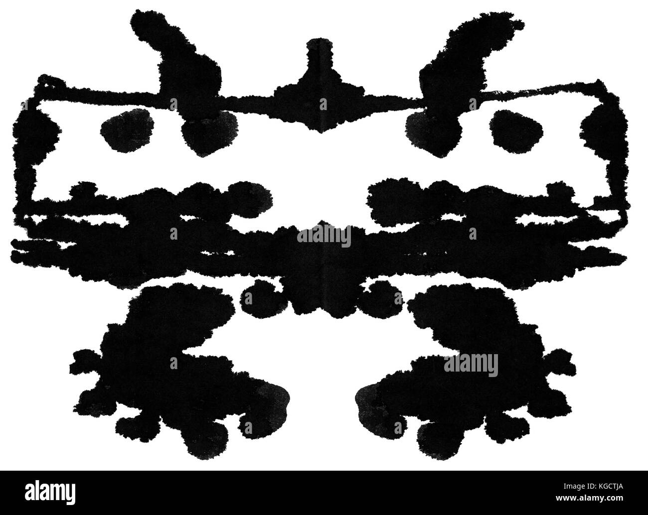 Ink blot for psychiatric evaluations Stock Photo Alamy