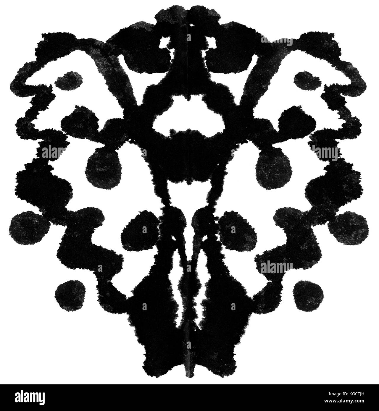 Ink blot for psychiatric evaluations Stock Photo Alamy