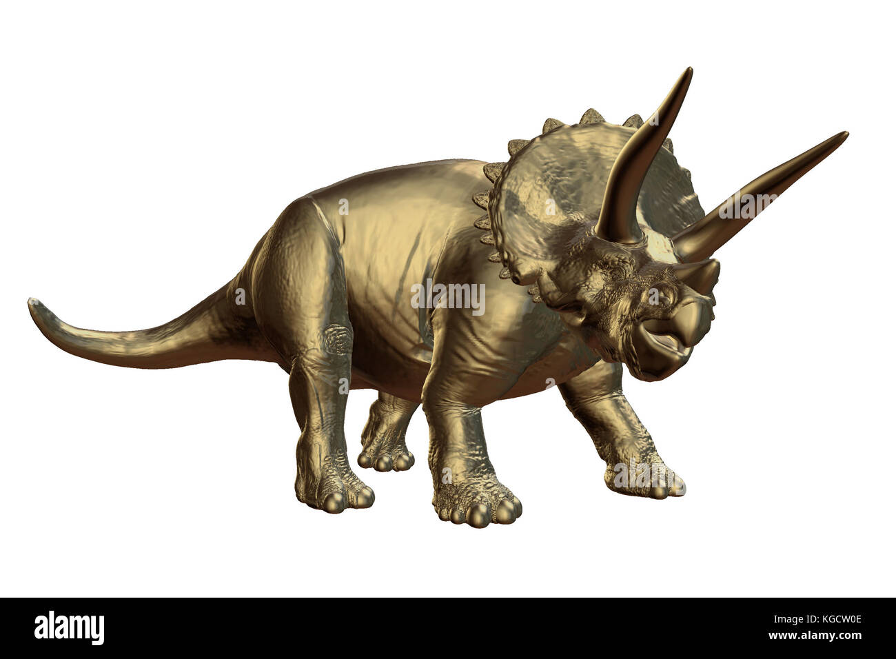 Gold triceratops Clearance