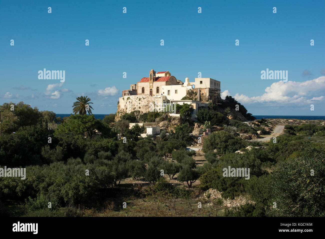 Chrysoskalitissa Monastery was founded in the 17th century at the west ...