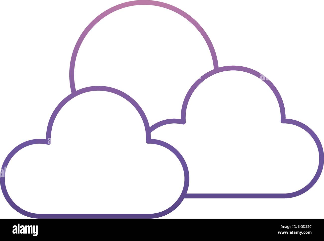 clouds and sun icon Stock Vector Image & Art - Alamy