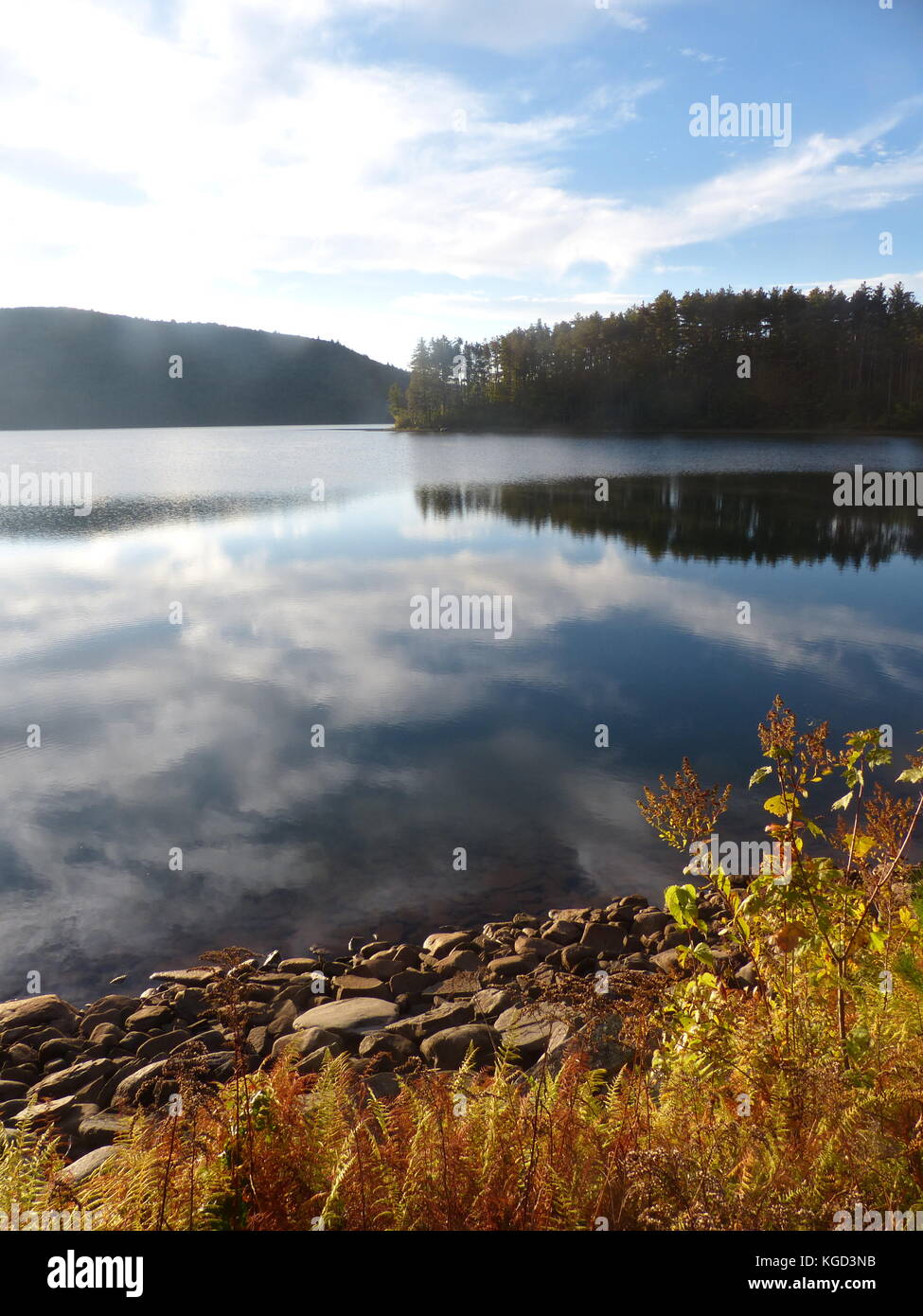 Cooper Lake, New York State, USA is the drinking water reservoir for