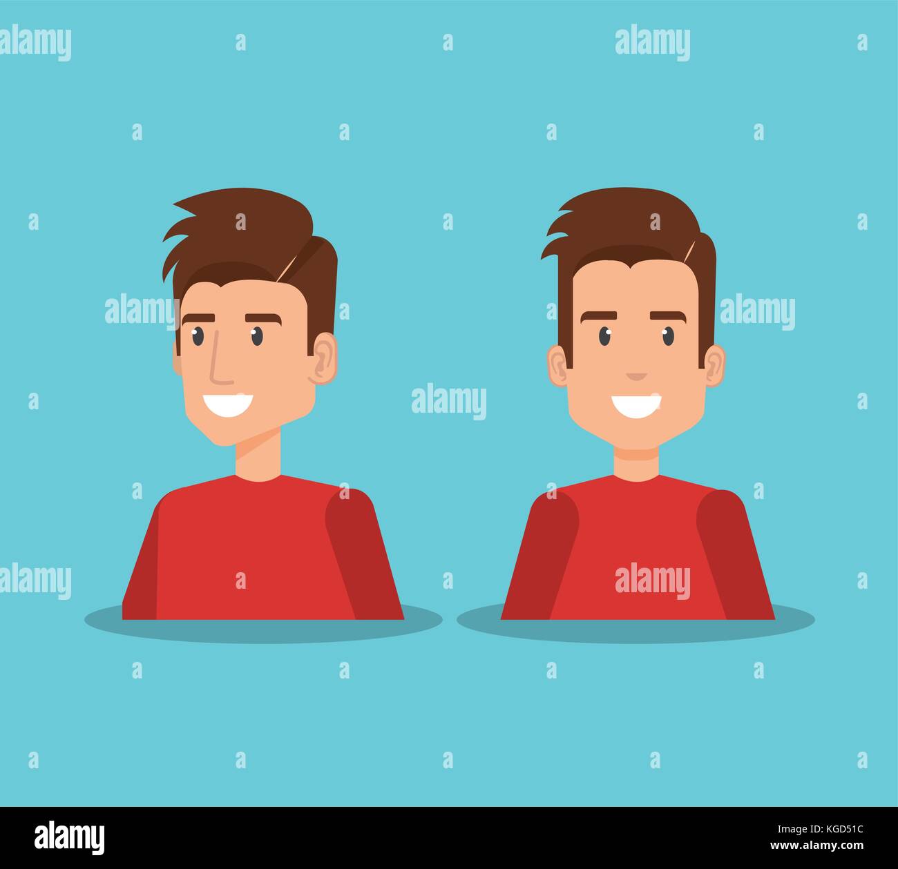 young man doing different poses Stock Vector Image & Art - Alamy