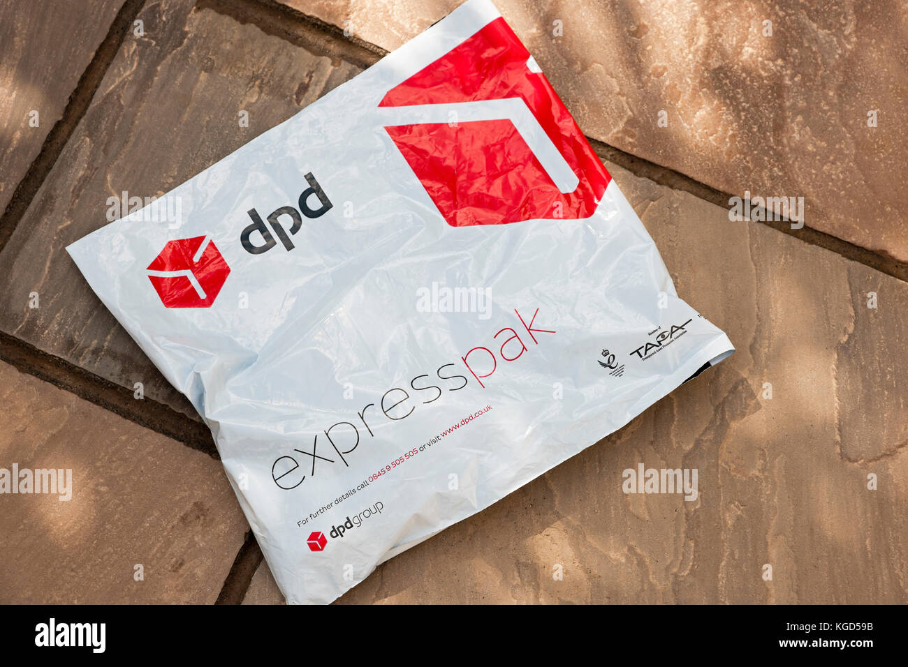 DPD expresspak package Stock Photo - Alamy