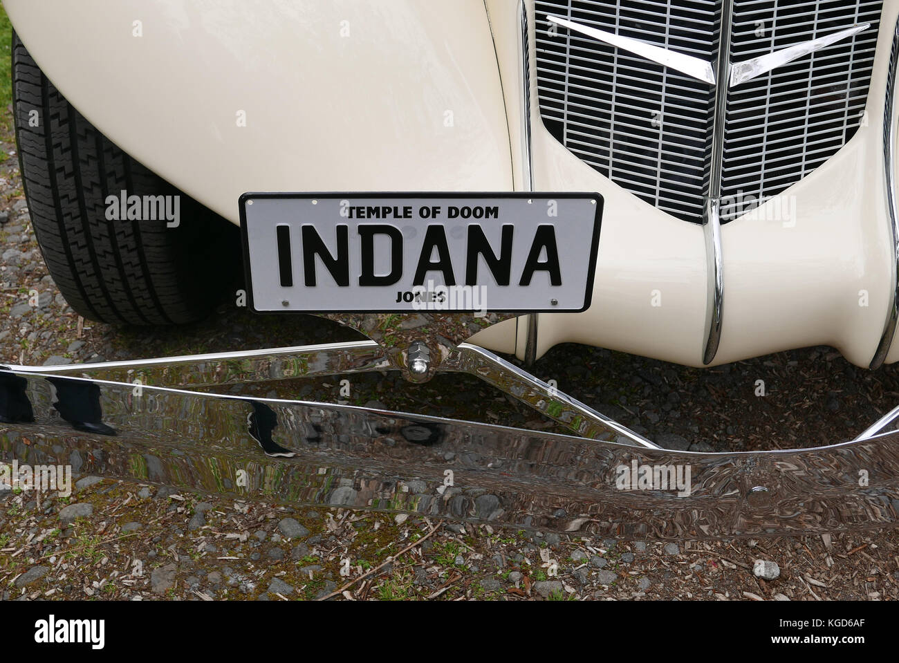Indiana Jones Temple of doom car Stock Photo