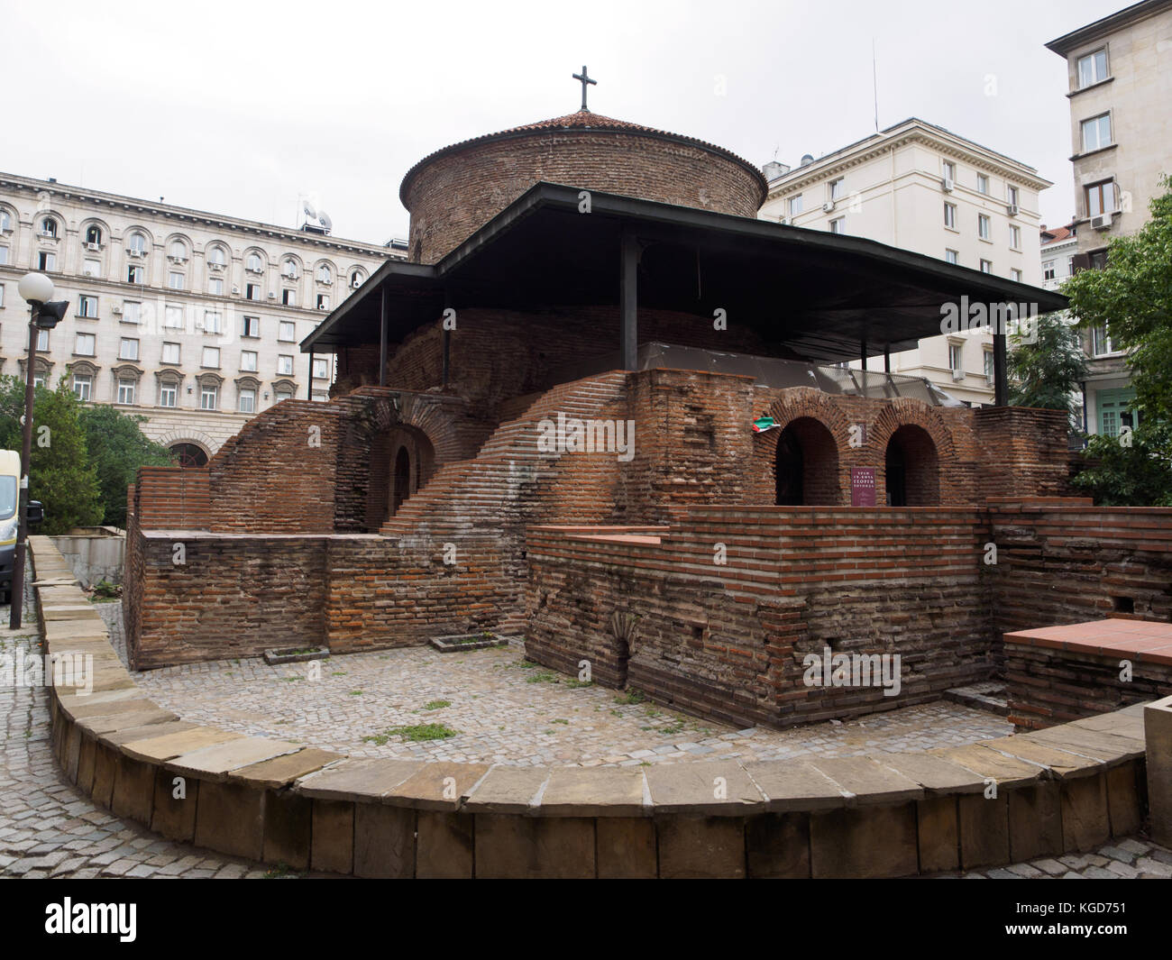 Saint George Rotunda, the oldest building in Sofia, Bulgaria Stock Photo