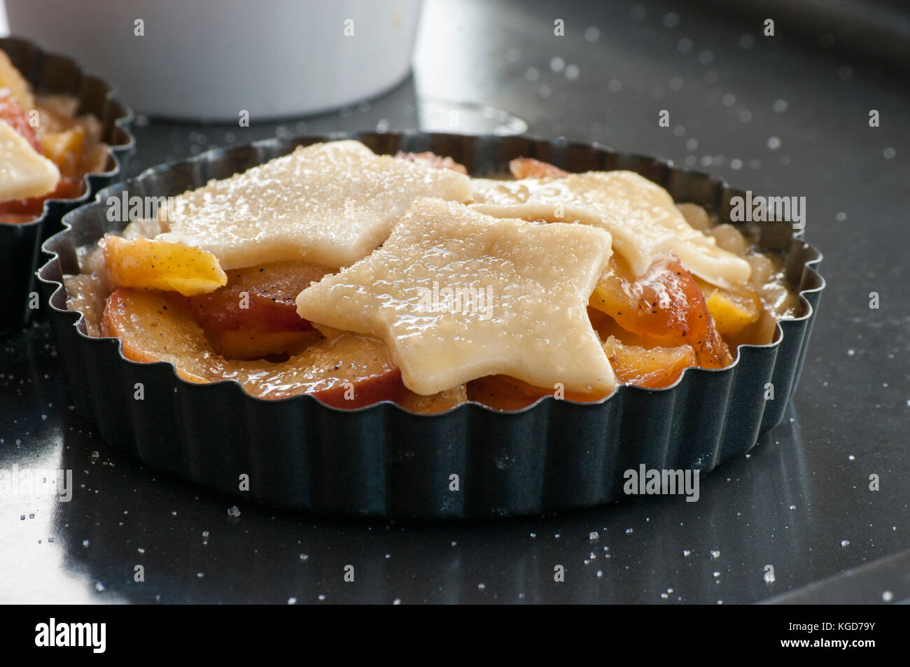 Baking process, ingredients for baking, workplace culinary, background