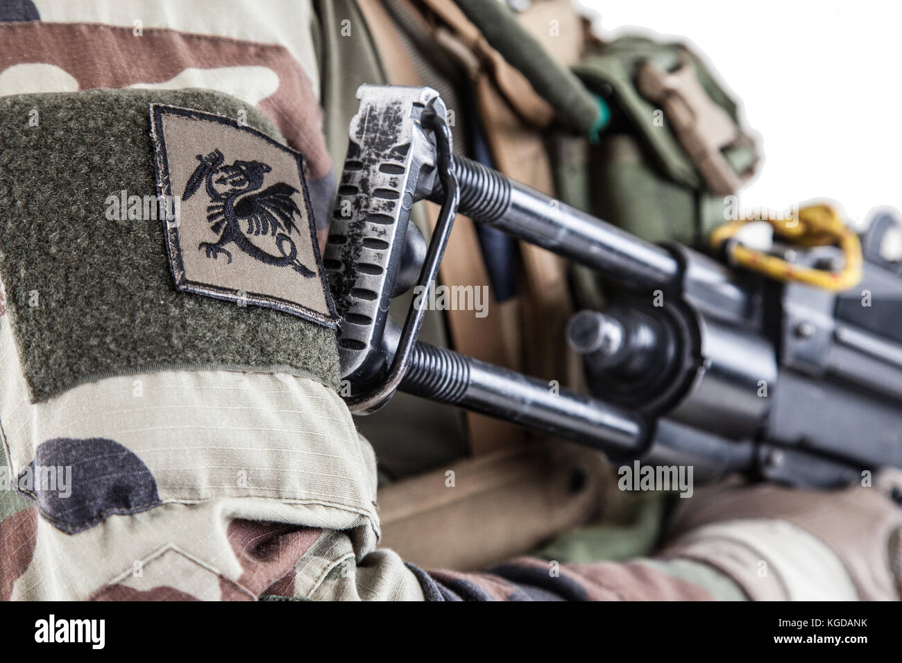 French paratroopers chevron Stock Photo