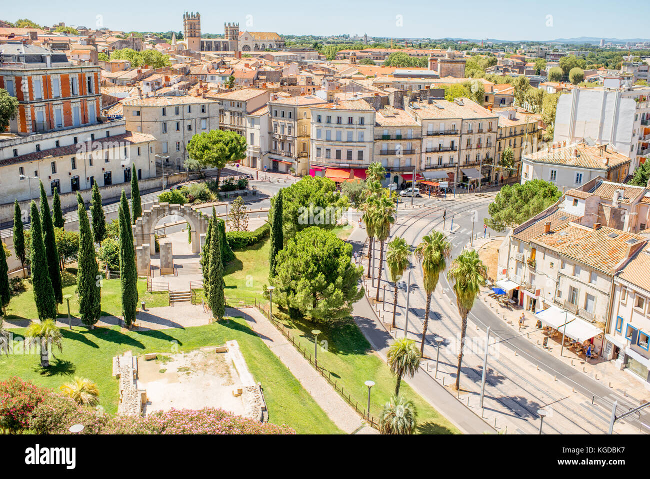 Montpellier city in France Stock Photo - Alamy