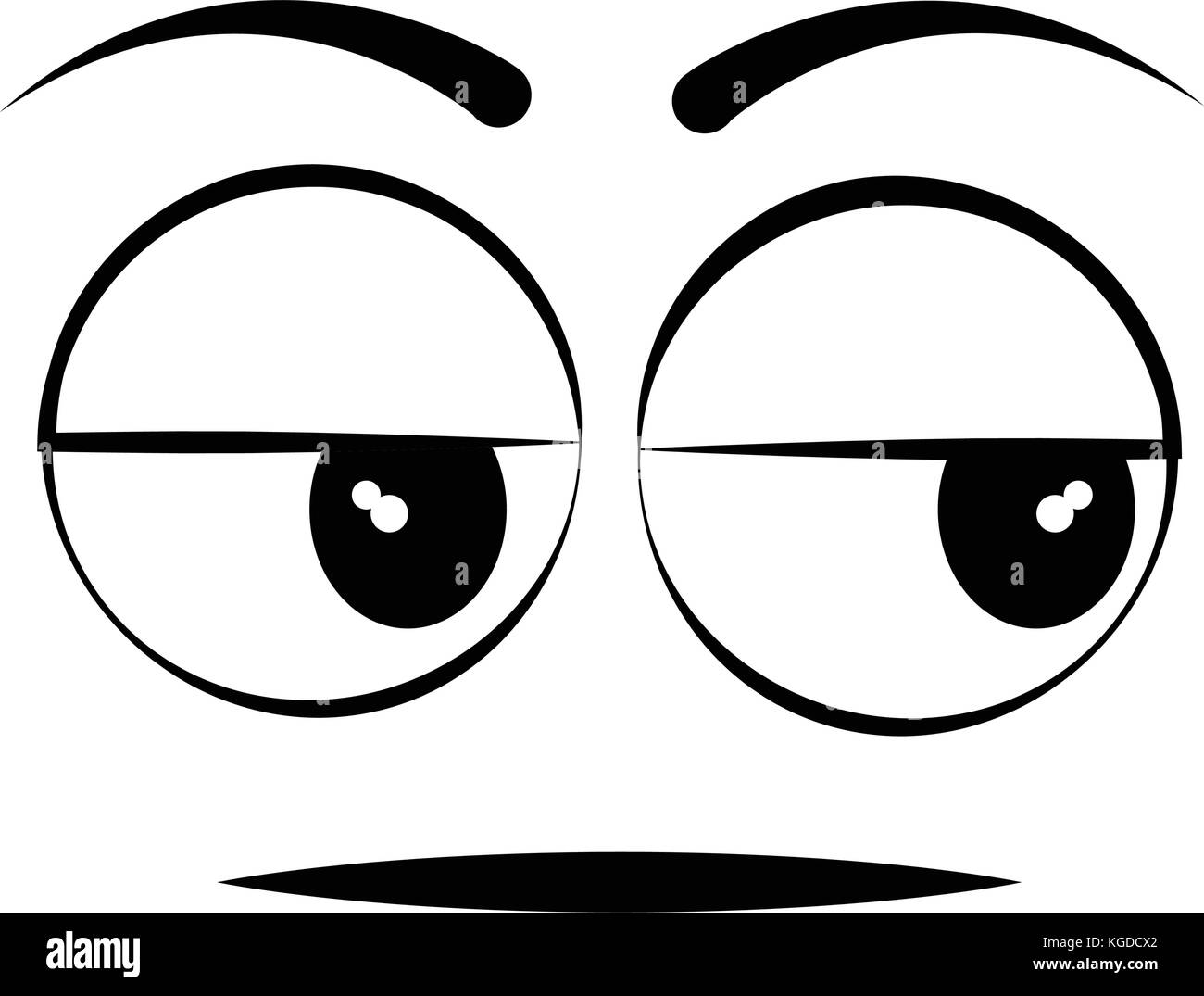 Abstract serious expression Stock Vector Image & Art - Alamy