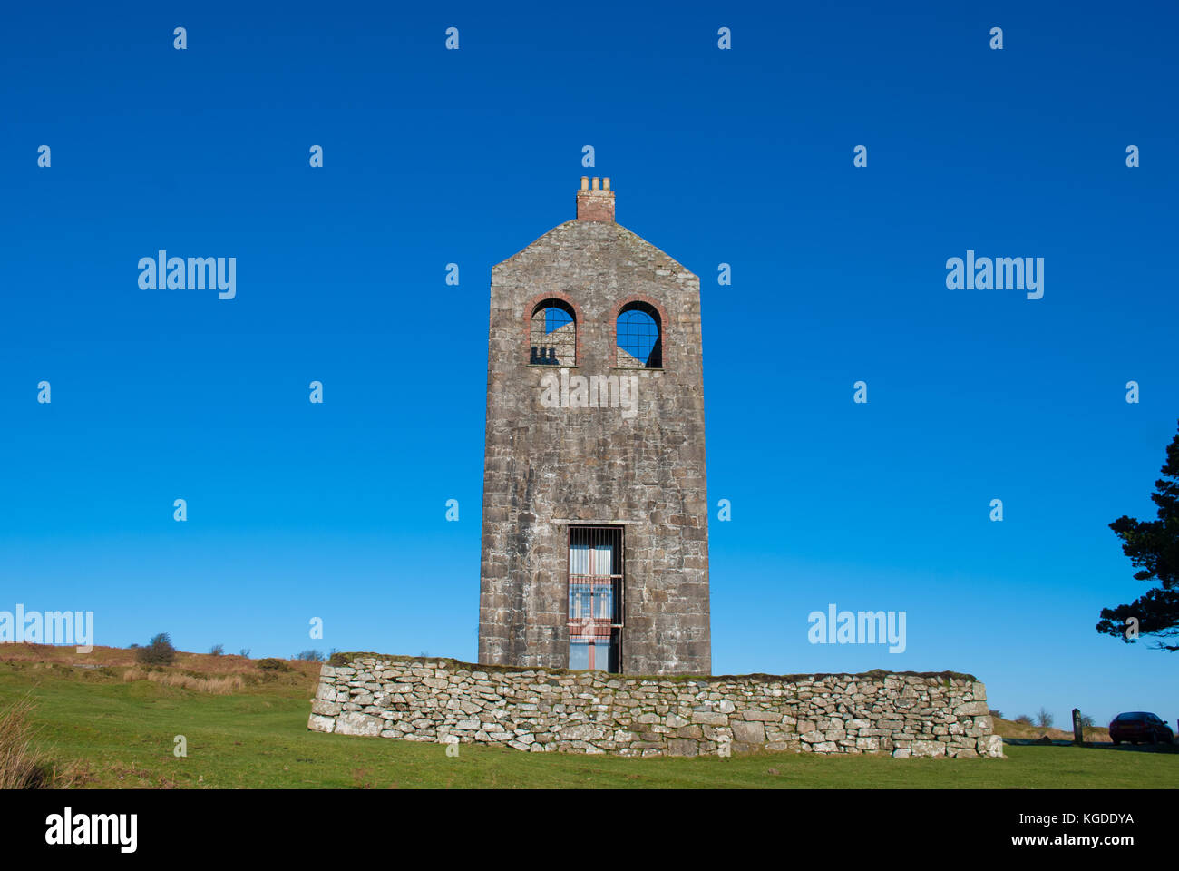 Cornish Mining Heritage at Minions,Cornwall,UK Stock Photo