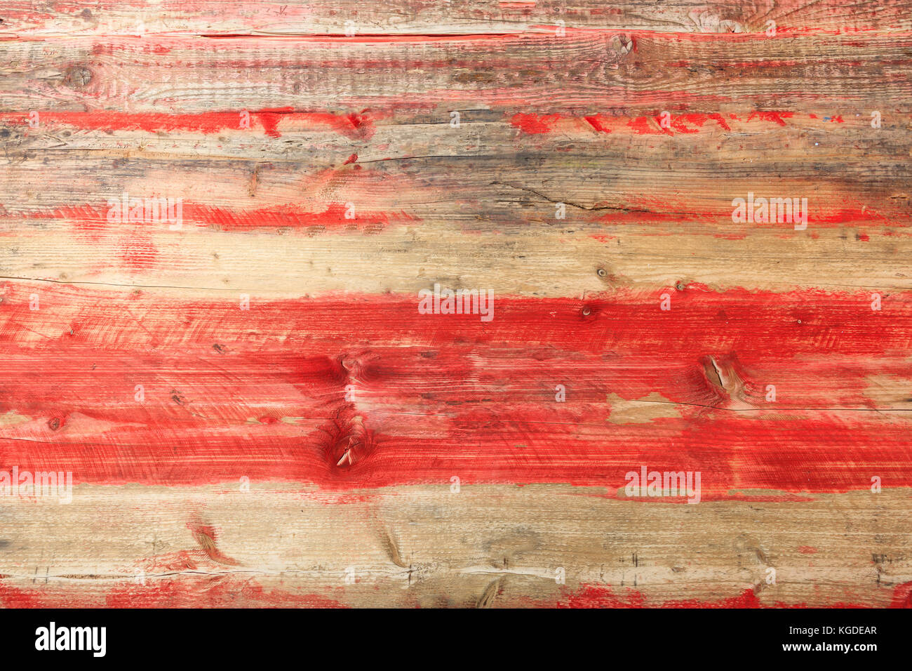 Light brown and red wood texture background, top view Stock Photo
