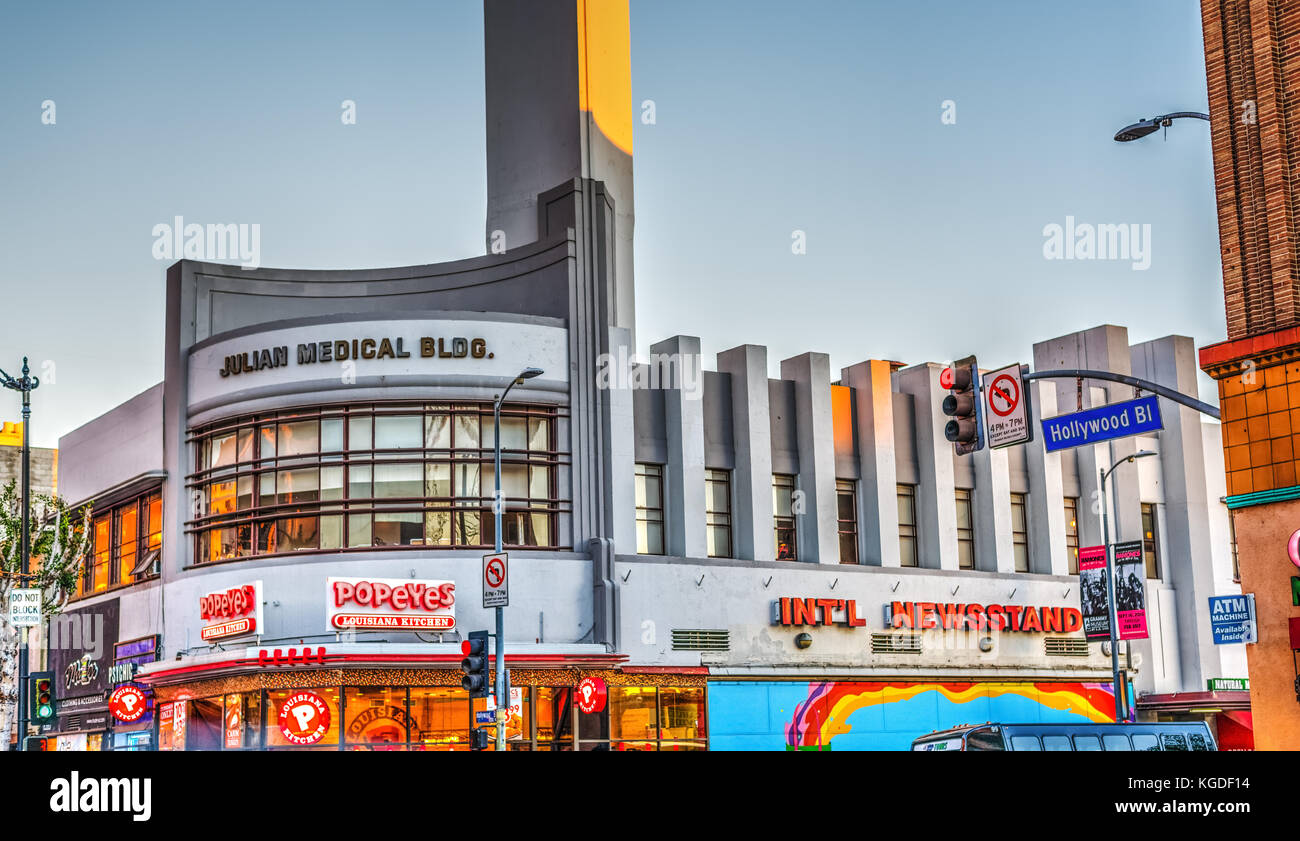 Los Angeles Ca Usa October 29 2016 Stores In Hollywood Stock Photo Alamy