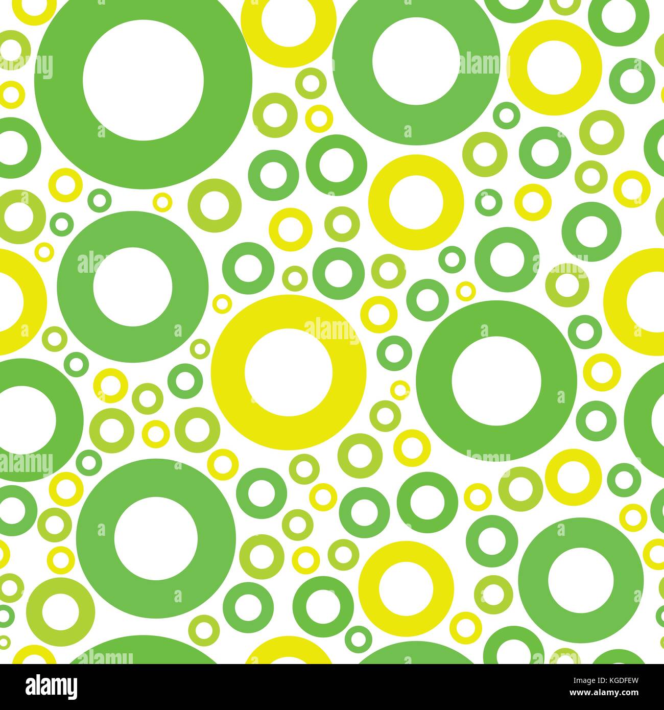 seamless pattern with green and yellow circles Stock Vector Image & Art ...