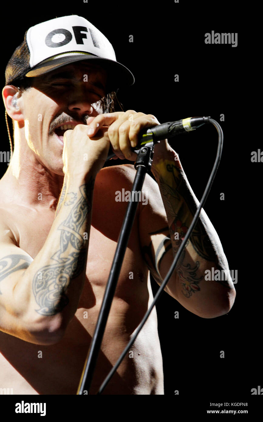 The Red Hot Chili Peppers perform at the 2012 Bonnaroo Music Festival