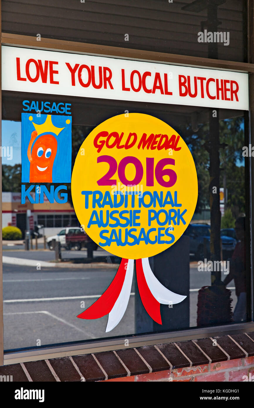 The Pyrenees Gourmet Butcher in Avoca,has won awards for its pork sausages.Gold was discovered